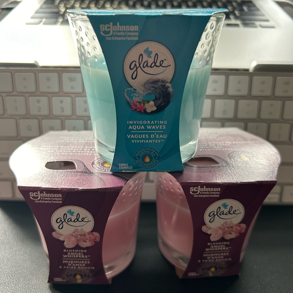 Glade candles 🕯️